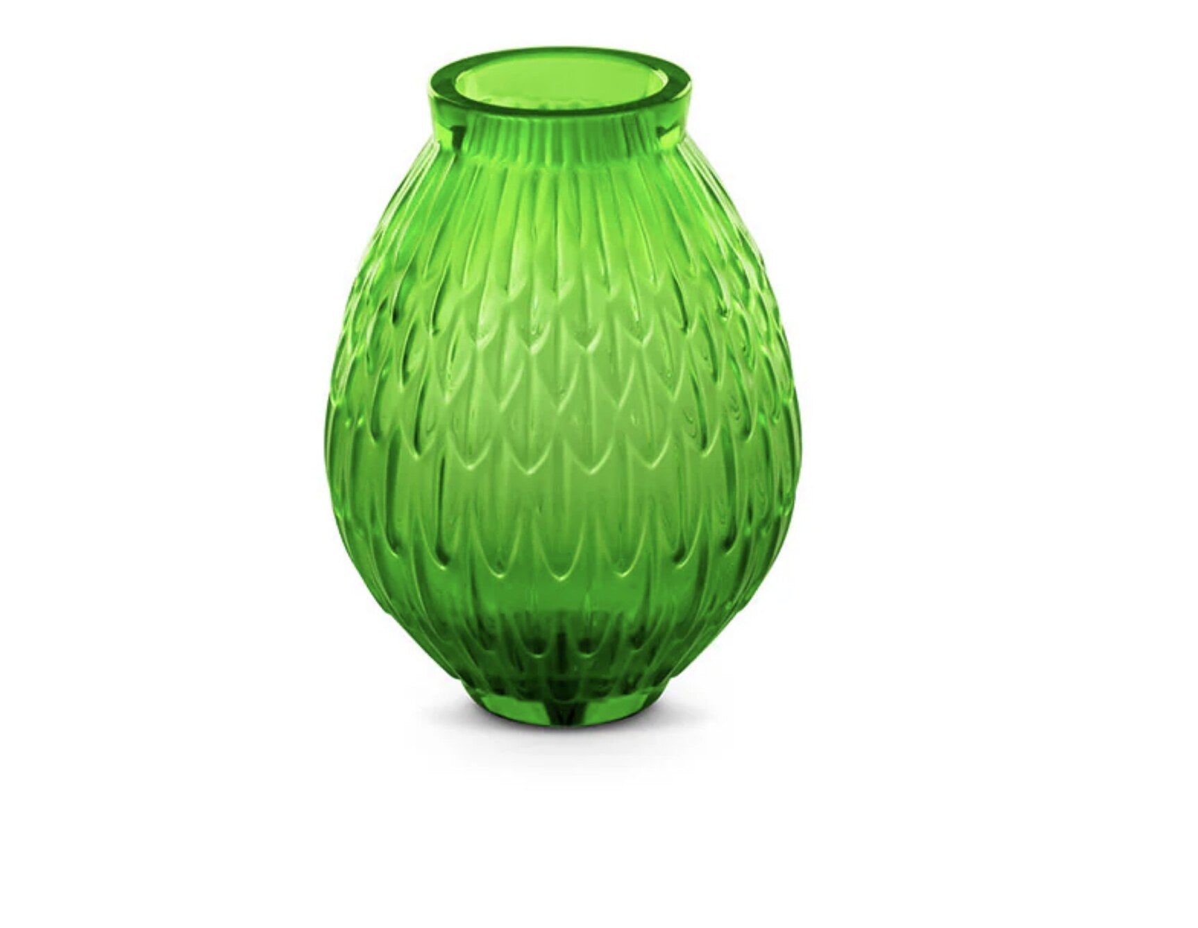 Lalique Plumes Vase — view 6