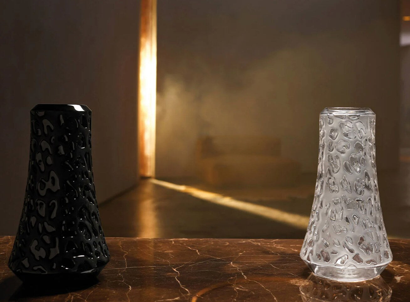 Lalique Panther Vase — view 3