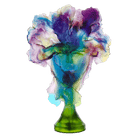 Daum Panoptès Rainbow by Georges Saulterre 8ex Sculpture, handcrafted Daum crystal