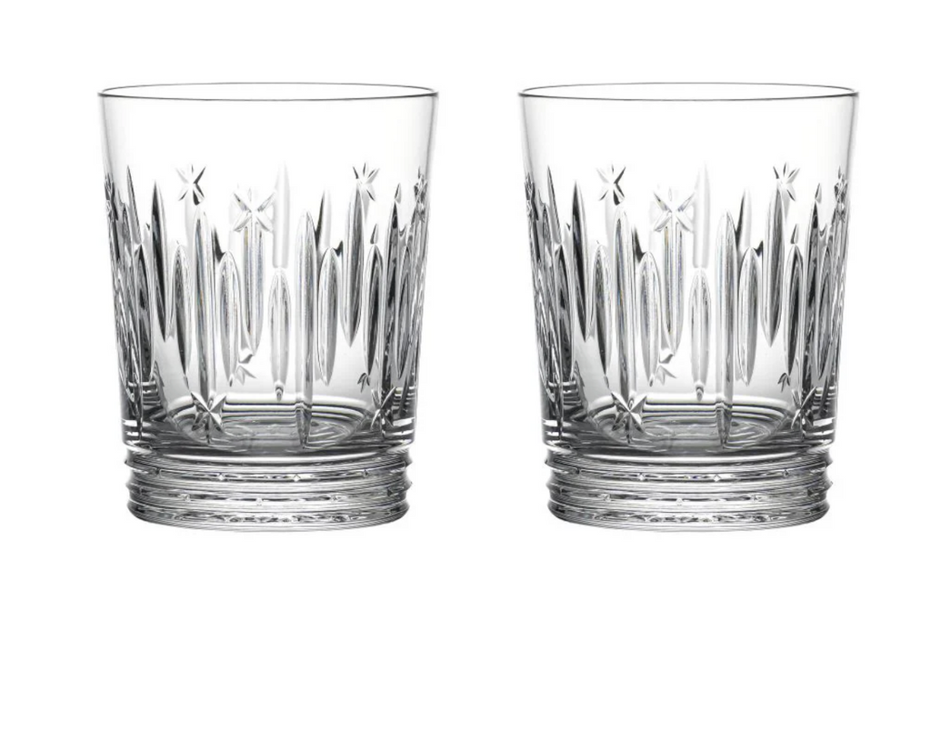 Waterford Winter Wonders Midnight Frost Double Old Fashioned, Set of 2