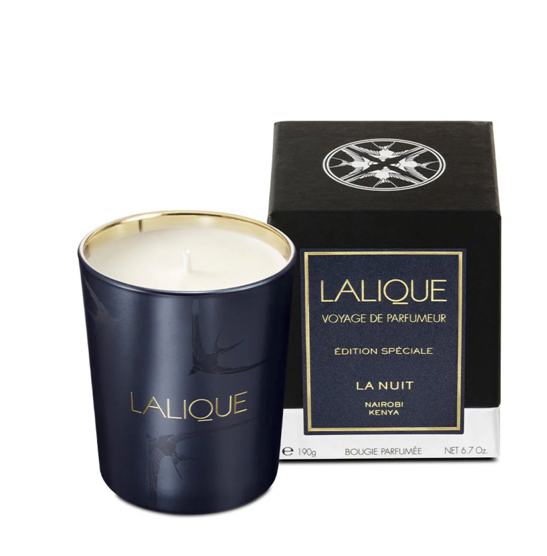 Lalique Scented Candle, The Night, Nairobi - Kenya