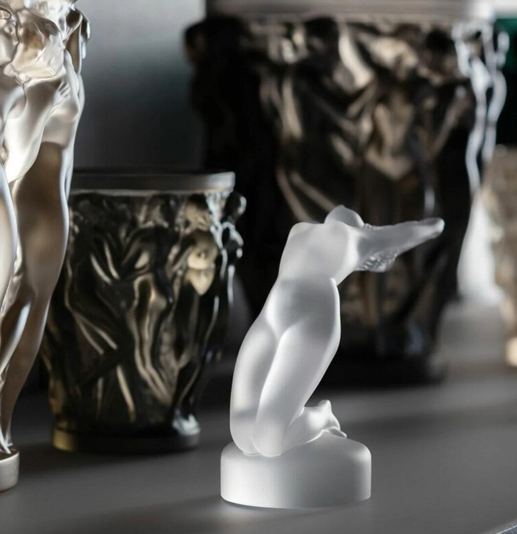 Lalique Chrysis Statue — view 2