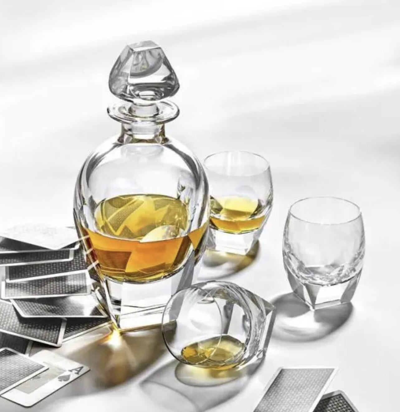 Moser Bar Decanter + 2 Whisky Glasses — view 3