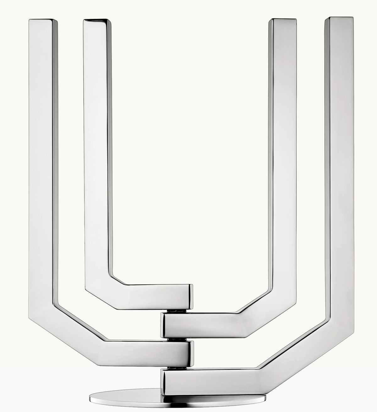 Christofle Arborescence 4-Arm Candelabra, Stainless Steel