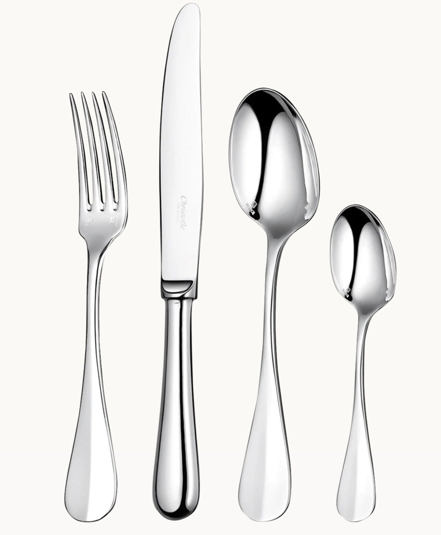 Christofle Fidelio Flatware Set, Silver-Plated