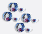 Bernardaud Les Bouquet De Fleurs by Marc Chagall set of 4 Tea Cups and Saucers