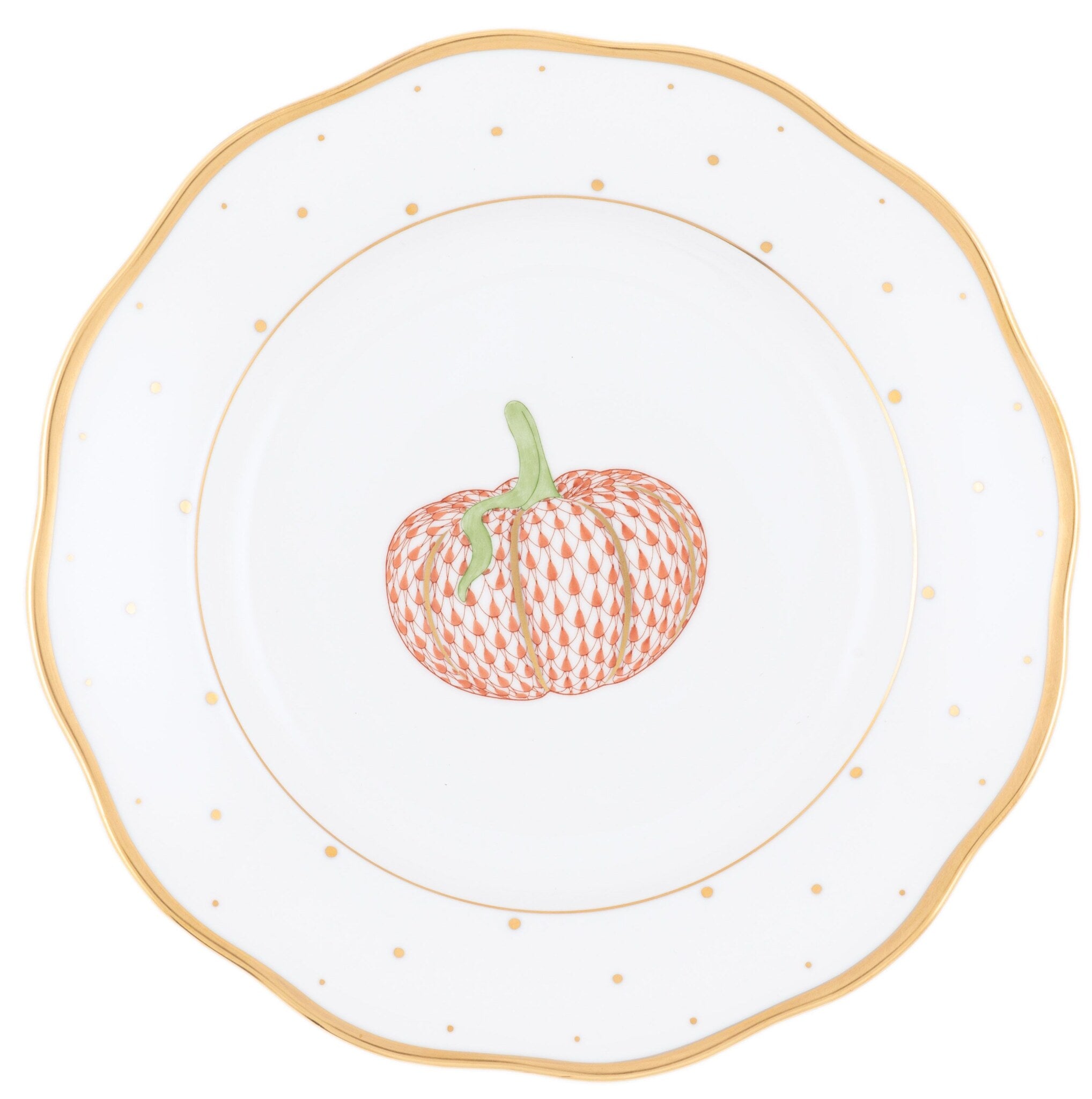 herend-dessert-plate-pimpkin