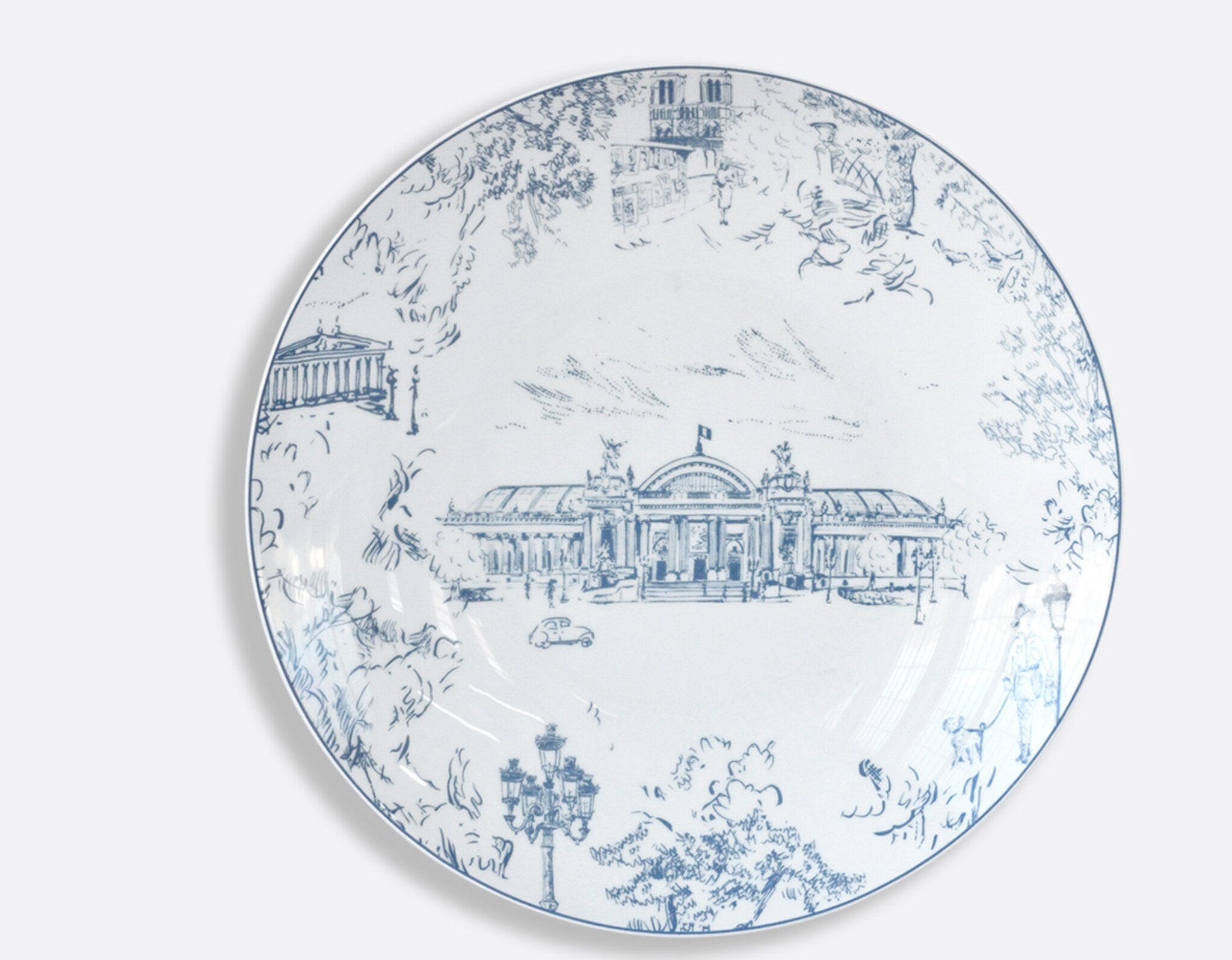 Bernardaud Tout Paris Deep Round Dish 11.5"
