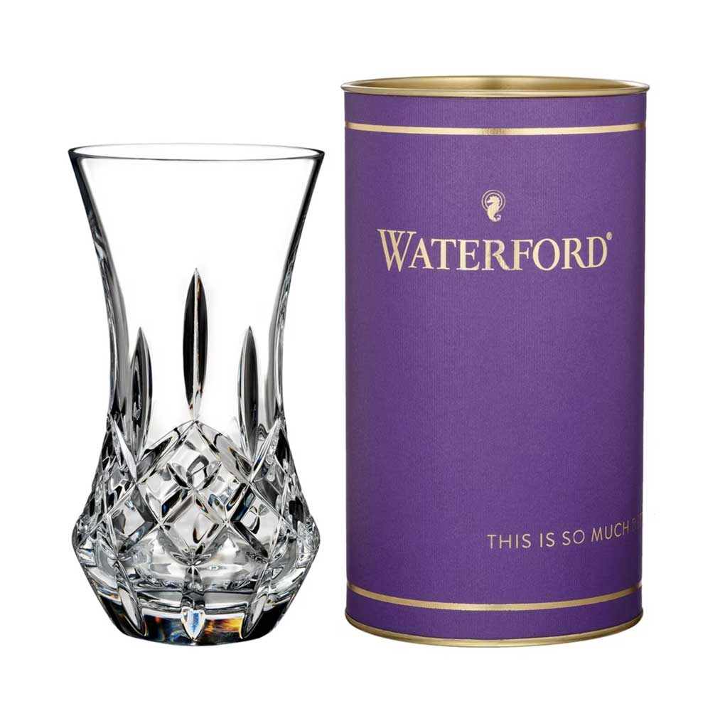 Waterford bon bon vase with purple box