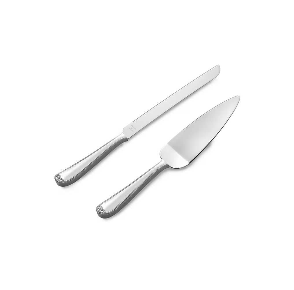 Wedgewood Vera Wang Infinity Cake Knife and Server