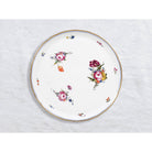 Bernardaud Round tart platter 13", Limoges porcelain, A la Reine collection, on a white background