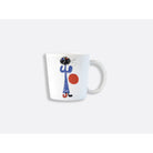 Bernardaud Mug 20 cl A toute épreuve, Limoges porcelain, À Toute Épreuve - Joan Miró collection, on a white background