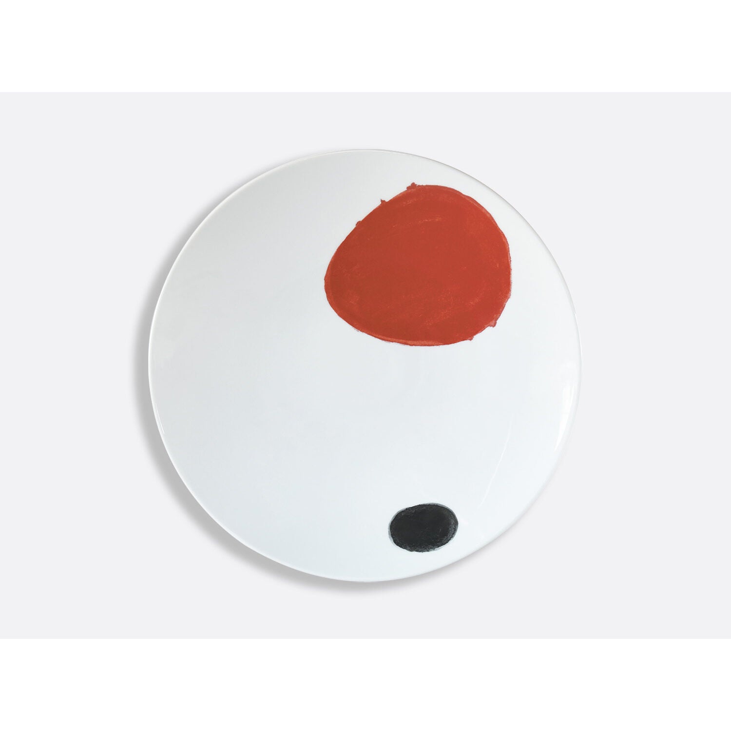 Bernardaud Set of 6 dinner plates 10.6", Limoges porcelain, À Toute Épreuve - Joan Miró collection, detail view