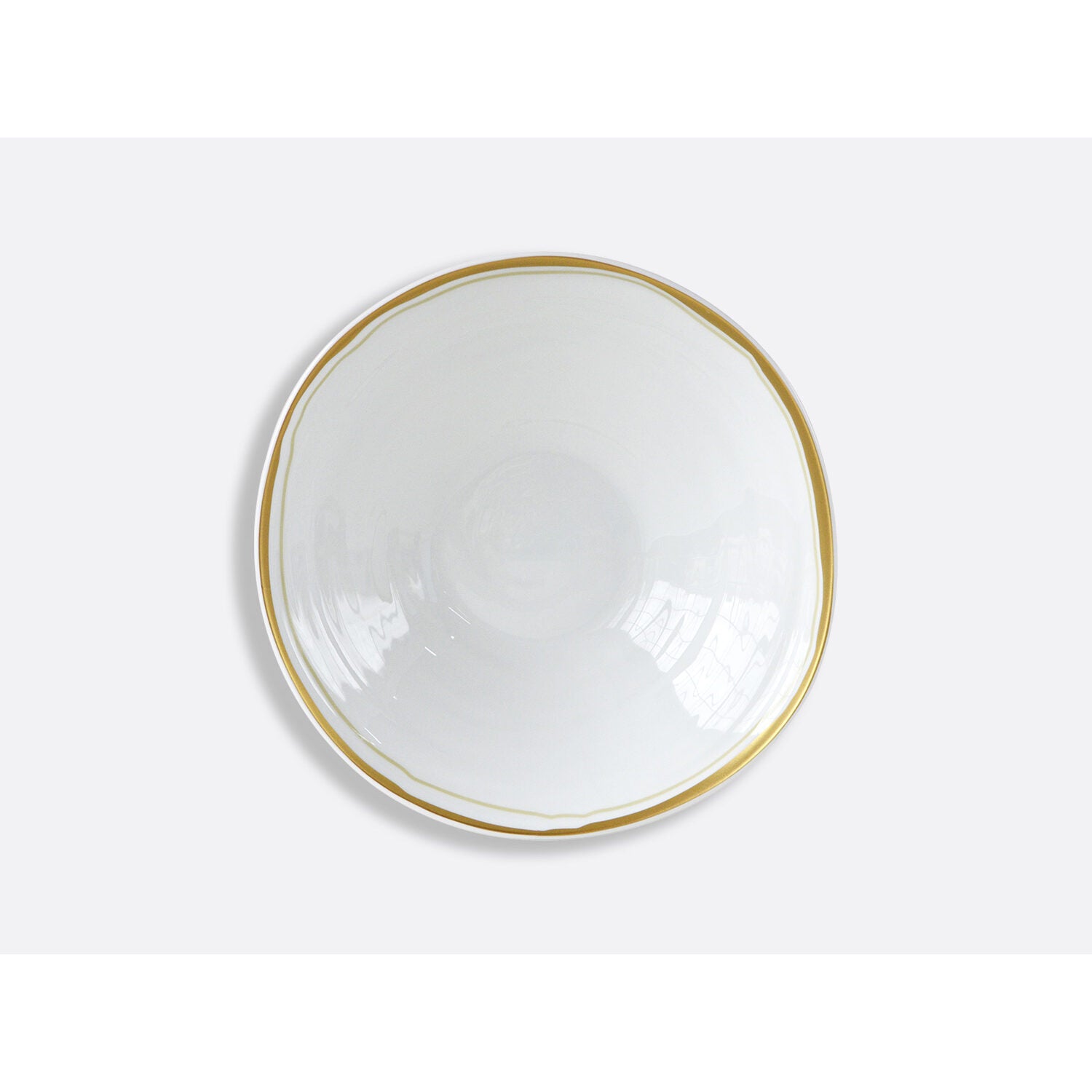 Bernardaud Alveole bowl 8.5", Limoges porcelain, Albâtre collection, on a white background
