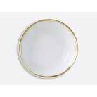 Bernardaud Deep round dish 12", Limoges porcelain, Albâtre collection, on a white background