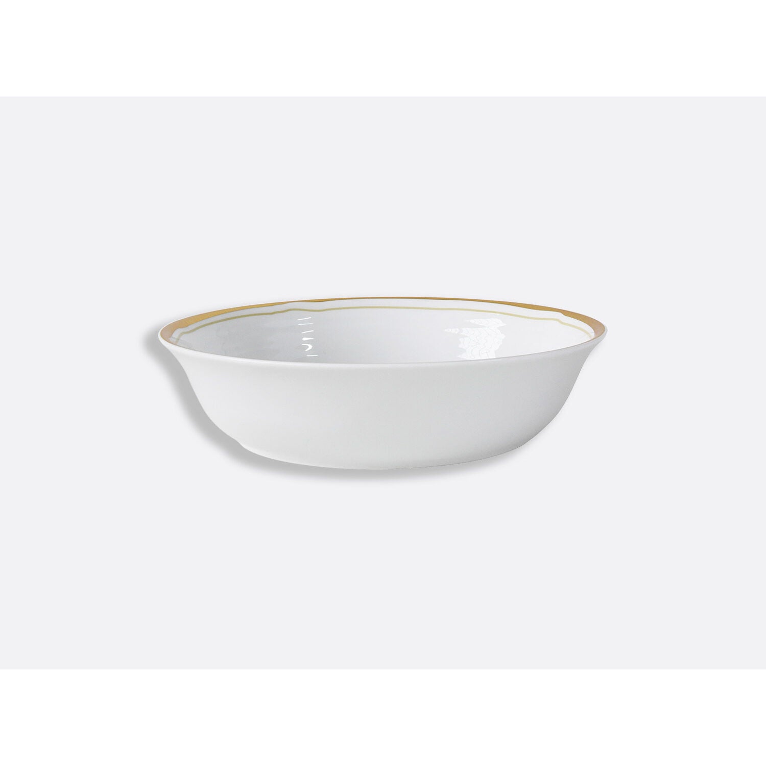 Bernardaud Large coupe 27 oz, Limoges porcelain, Albâtre collection, detail view