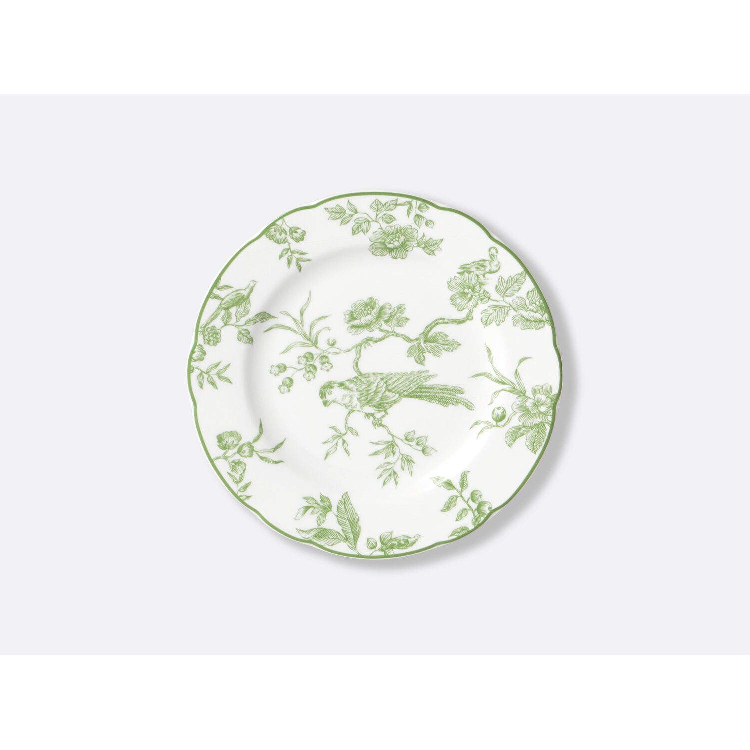 Bernardaud Bread and butter plate 6.5", Limoges porcelain, Albertine collection, on a white background