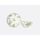 Bernardaud Breakfast cup and saucer 8.5 oz, Limoges porcelain, Albertine collection, detail view