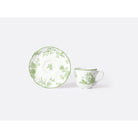 Bernardaud Moka cup and saucer gift box 2 oz, Limoges porcelain, Albertine collection, detail view