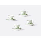 Bernardaud Moka cup and saucer gift box 2 oz, Limoges porcelain, Albertine collection, detail view