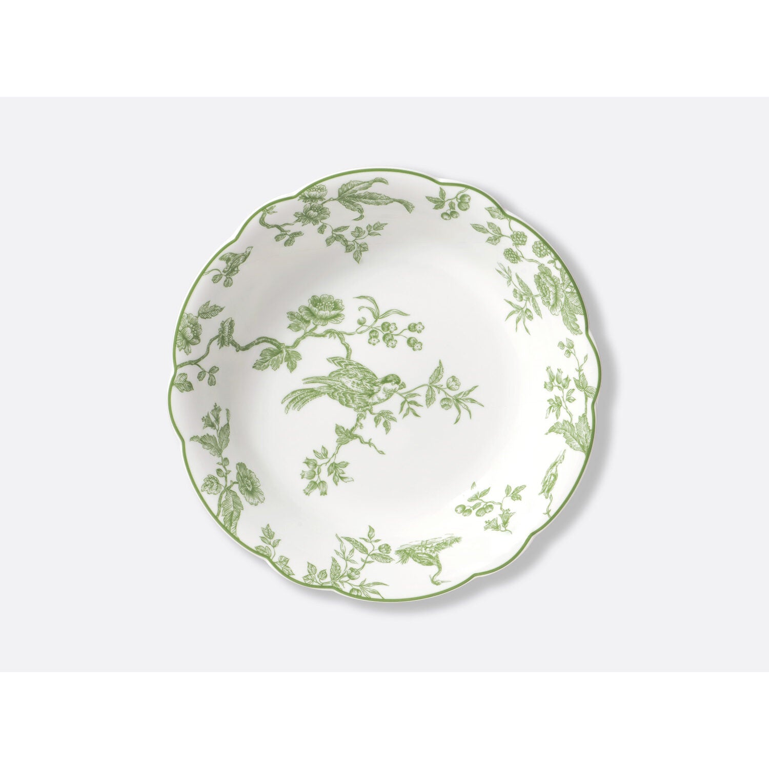 Bernardaud Open vegetable bowl 27 oz, Limoges porcelain, Albertine collection, on a white background