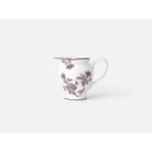 Bernardaud Creamer 3.4 oz Albertine Prune, Limoges porcelain, Albertine Plum collection, on a white background