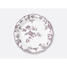 Bernardaud Open vegetable dish, Limoges porcelain, Albertine Plum collection, on a white background