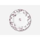 Bernardaud Rim soup 9" Albertine Prune, Limoges porcelain, Albertine Plum collection, on a white background