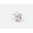Bernardaud Sugar bowl 9 oz Albertine Prune, Limoges porcelain, Albertine Plum collection, on a white background