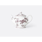 Bernardaud Théière 75 cl Albertine Prune, Limoges porcelain, Albertine Plum collection, on a white background