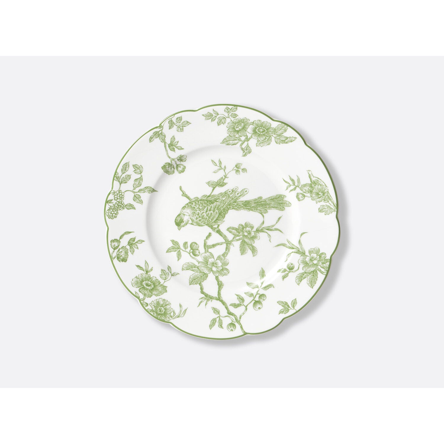 Bernardaud Salad plate 8.5", Limoges porcelain, Albertine collection, on a white background