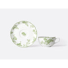 Bernardaud Tea cup and saucer gift box 4.5 oz, Limoges porcelain, Albertine collection, detail view