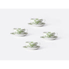 Bernardaud Tea cup and saucer gift box 4.5 oz, Limoges porcelain, Albertine collection, detail view