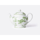Bernardaud Tea pot 34 oz, Limoges porcelain, Albertine collection, on a white background