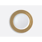 Bernardaud Accent Salad plate 8.5", Limoges porcelain, Athéna Or collection, on a white background