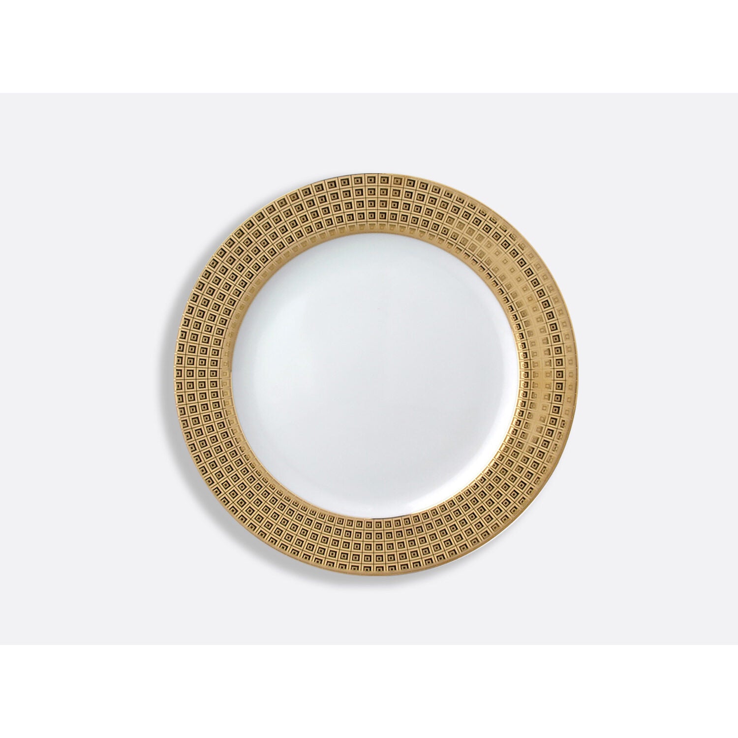 Bernardaud Accent Salad plate 8.5", Limoges porcelain, Athéna Or collection, on a white background
