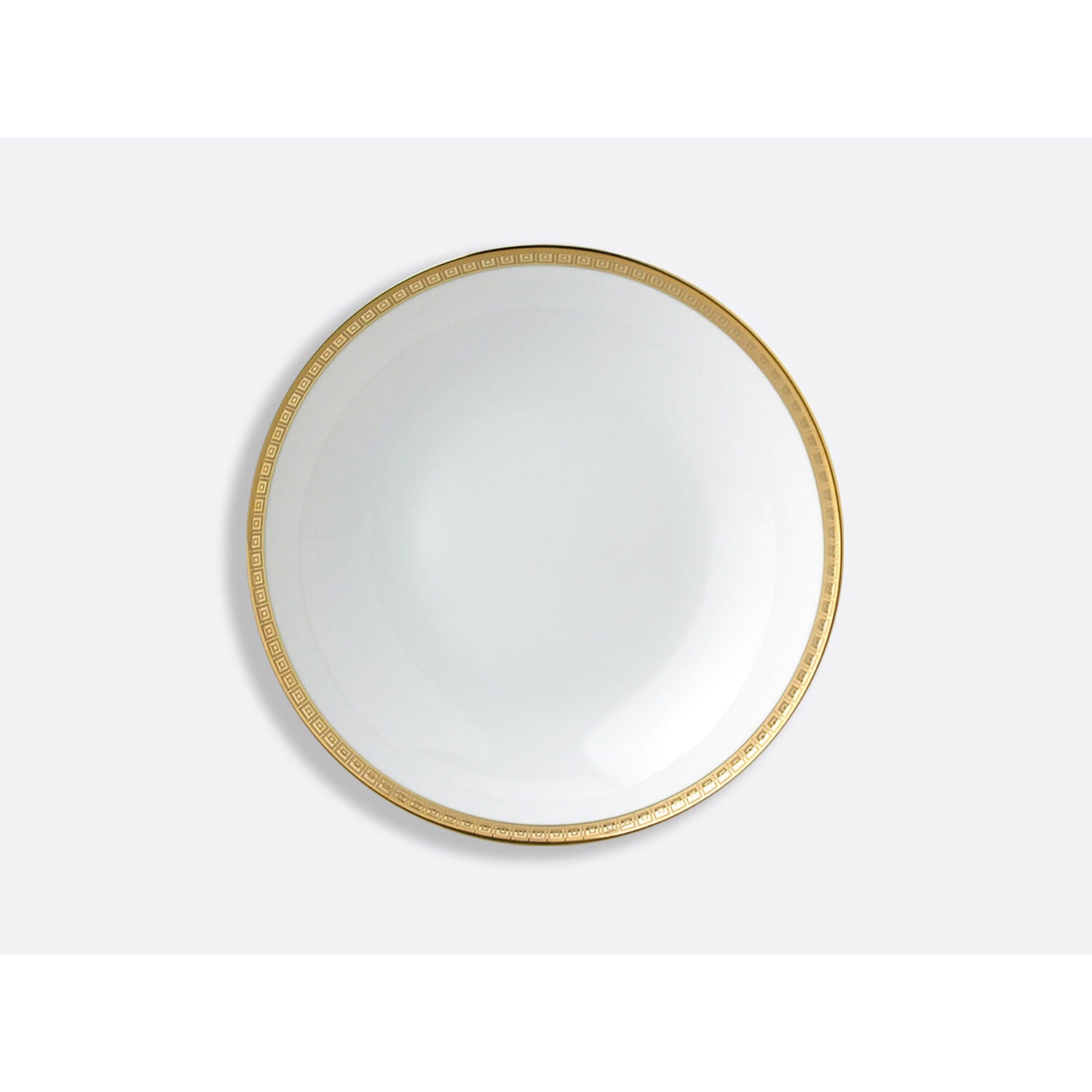 Bernardaud coupe soup 7.5", Limoges porcelain, Athéna Or collection, on a white background