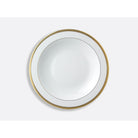 Bernardaud Deep round dish 11.5", Limoges porcelain, Athéna Or collection, on a white background