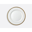 Bernardaud Dinner plate 10.5", Limoges porcelain, Athéna Or collection, on a white background