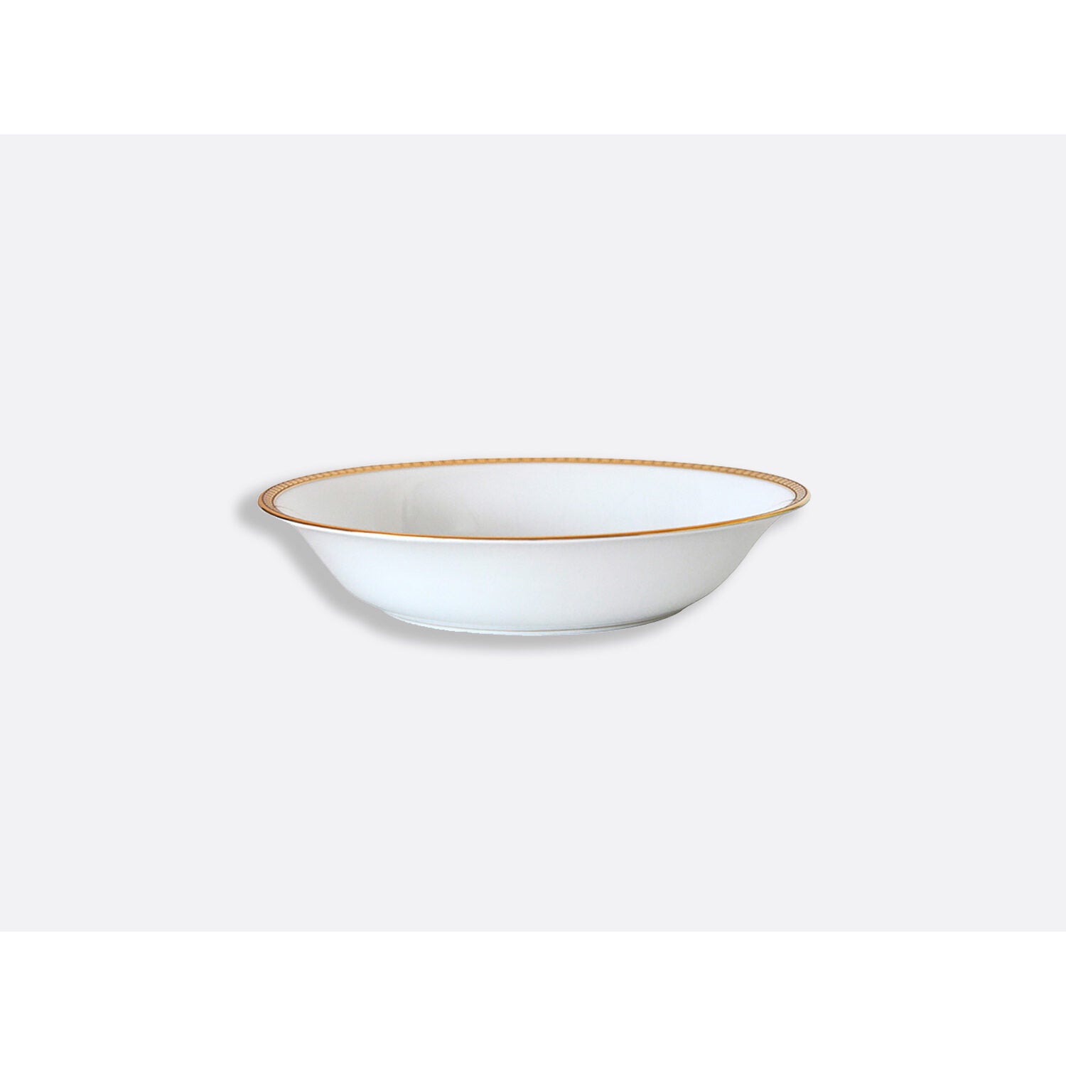 Bernardaud Open vegetable bowl 9.6" 27 oz, Limoges porcelain, Athéna Or collection, detail view