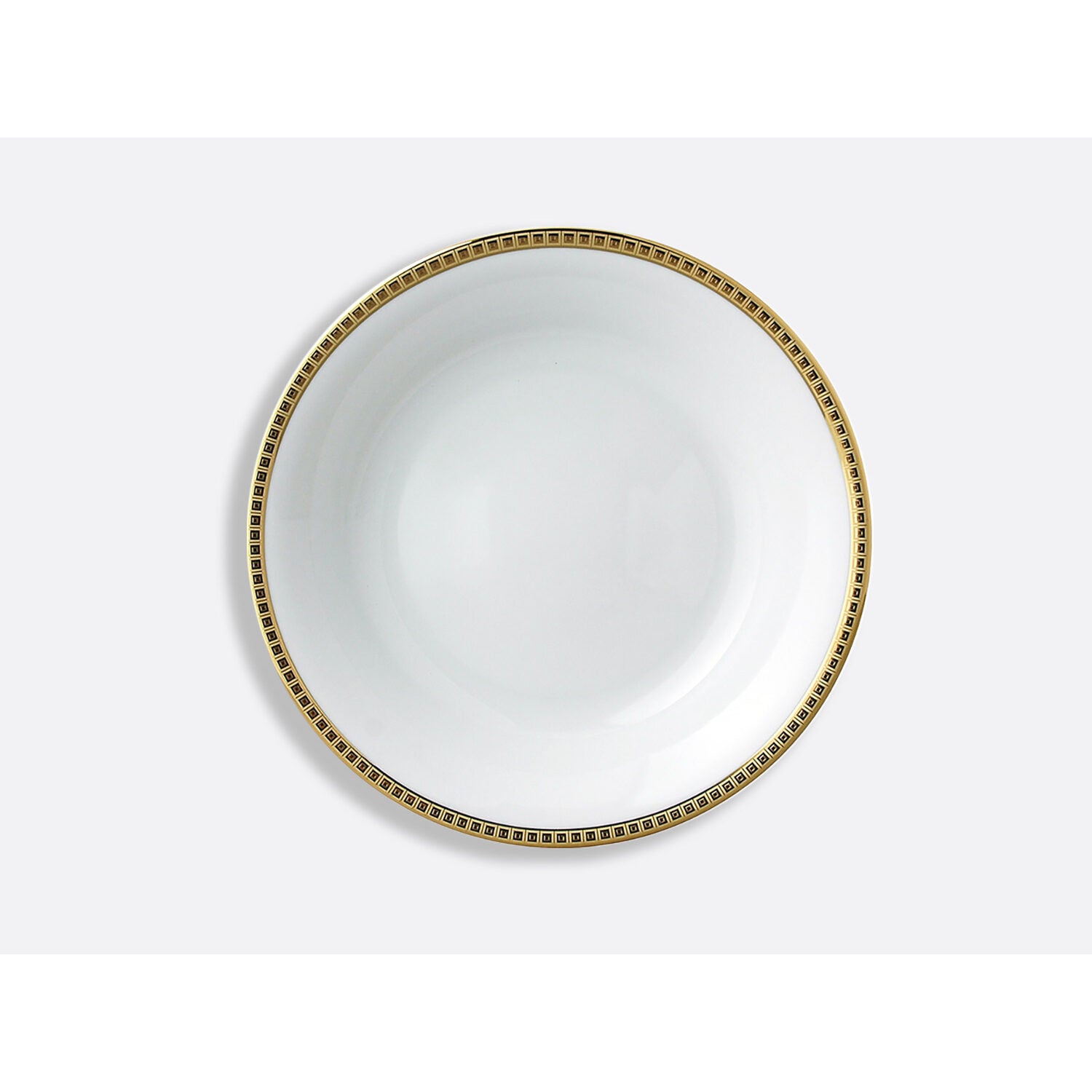 Bernardaud Open vegetable bowl 9.6" 27 oz, Limoges porcelain, Athéna Or collection, on a white background