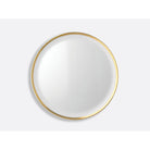 Bernardaud Round tart platter 13", Limoges porcelain, Athéna Or collection, on a white background