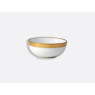 Bernardaud Small sauce dish 2.8", Limoges porcelain, Athéna Or collection, on a white background