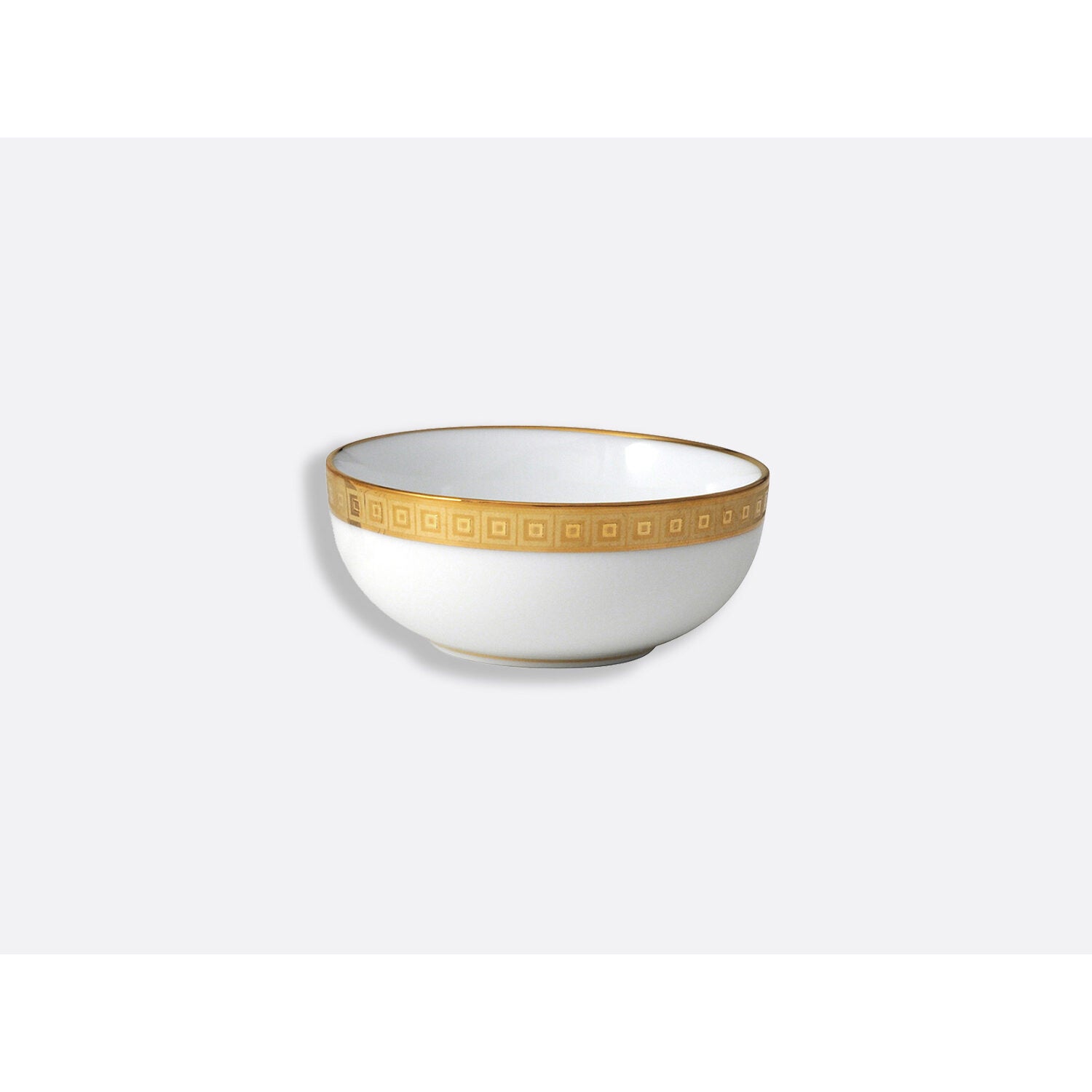Bernardaud Small sauce dish 2.8", Limoges porcelain, Athéna Or collection, on a white background