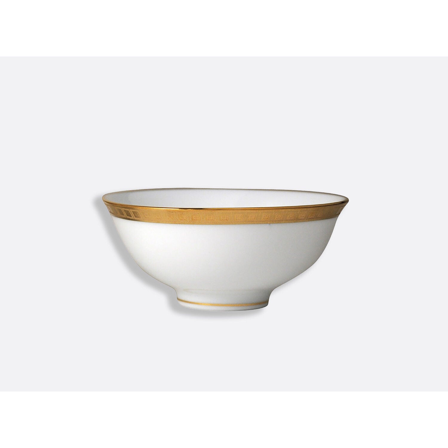 Bernardaud Soup bowl 4.5", Limoges porcelain, Athéna Or collection, on a white background