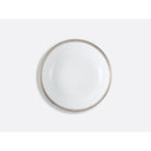Bernardaud Coupe soup 7.5", Limoges porcelain, Athéna Platine collection, on a white background