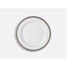 Bernardaud Dessert plate 7.5", Limoges porcelain, Athéna Platine collection, on a white background
