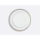 Bernardaud Salad plate 8.5", Limoges porcelain, Athéna Platine collection, on a white background