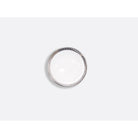 Bernardaud Small dish 4", Limoges porcelain, Athéna Platine collection, on a white background