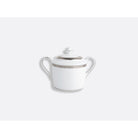 Bernardaud Sugar bowl 6 cups 6.8 oz, Limoges porcelain, Athéna Platine collection, on a white background